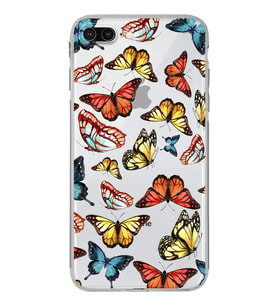 PrintiFy iPhone 7 Plus ile Uyumlu Water Color 2  Kamera Korumalı Şeffaf  Kılıf