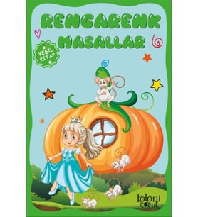 Çocuklar için Hayal ve Odak Geliştirici Rengarenk Masallar Yeşil