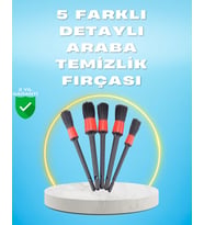5'li Araba Temizlik Fırçaları-farklı Boyutlu Fırçalarla Derinlemesine Temizlik