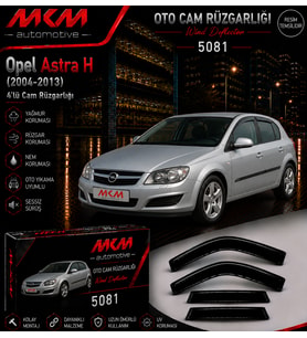 Opel Astra H (2004-2013) 4'lü Mugen Cam Rüzgarlığı