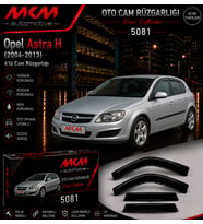 Opel Astra H (2004-2013) 4'lü Mugen Cam Rüzgarlığı