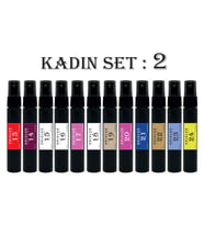 Set 2 / 12 Adet 30 ml Kadın Parfüm