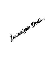 İncinmişsin Dedi Sticker Oto Cam Sticker Siyah 20*4 Cm
