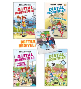 Dijital Dedektifler 4.Kitap Defter Hediyeli/Orhan Toker/Acayip 