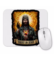 Trust in Jesus  Walking Dead Mouse Pad