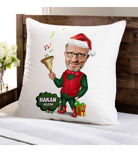 Kişiye Özel Nice Güzel Yıllara Karikatürlü Yastık