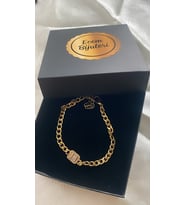 Çelik Altın Kaplama Baget Bileklik (Altın / Dore)
