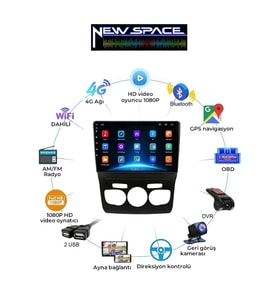 Ci?troen C4 Uyumlu Androi?d 6gb Ram 128gb Rom 8 Çeki?rdek Carplay Multi?medya