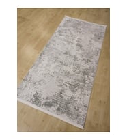 KASHE HALI IKLİM 25358 YEŞİL KREM INCE HALI YOLLUK 100X200 CM