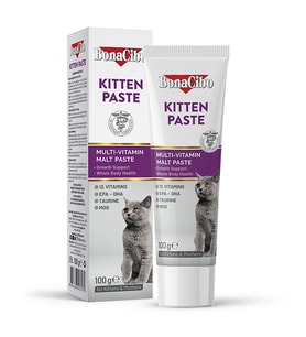 BonaCibo Kitten Paste Yavru ve Emziren Kediler için Multivitamin 100 Gr
