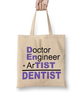 Doctor Engineer Artist Dentist 031 Bez Çanta Uzun Saplı