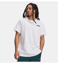 UA HW ARMOUR LABEL SS White