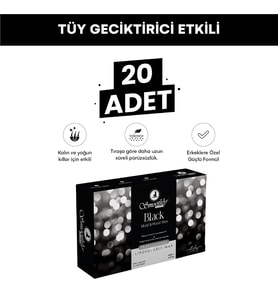 Smoothly Black Kalıp Ağda, SİR Ağda, El Ağdası KUAFÖR AĞDASI ERKEK SPORCU AĞDASI - 500 g. x 20 adet kalıp ağda