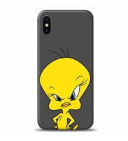 Iphone X Sinirli Tweety Tasarımlı Telefon Kılıfı