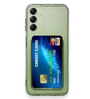Newface Samsung Galaxy A16 5G Kılıf Kart Şeffaf Silikon - Şeffaf