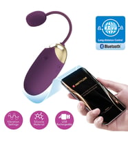 MorGece 12 Modlu Telefon Kontrollü Şarjlı Mini Yumurta Vibratör