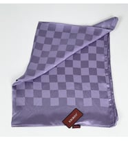 Kroren Krep Jakarlı Dama Desen Şal - 70 x 190 - 7379