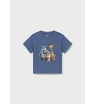 Mayoral Erkek Bebek Baskılı Tshirt Mavi