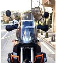 MOTOCAM KTM 990 Adventure Ön Cam 2015-2018 Model 52cm Şeffaf Renkli 4mm