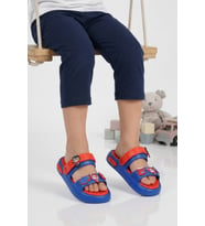 Walkway Saks Hafif Esnek Eva Taban Unisex Çocuk Terlik 4505 F-P