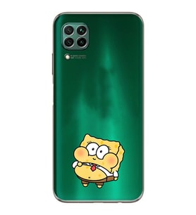 Huawei P40 Lite Uyumlu Baskılı Yumuşak Silikon Şeffaf Telefon Kılıfı
