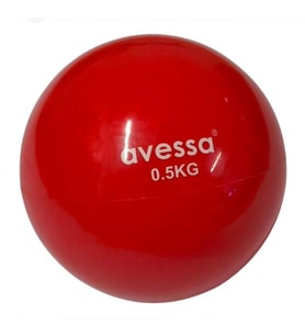 Avessa Ptb-10 Toning Ball Pilates Ağırlık Topu 0,5 Kg (Kırmızı)