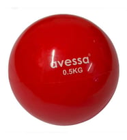 Avessa Ptb-10 Toning Ball Pilates Ağırlık Topu 0,5 Kg (Kırmızı)