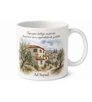Milas Tarihi Evleri Zeytin Bahçeleri Ege Ruhu Kupa Bardak Hediye
