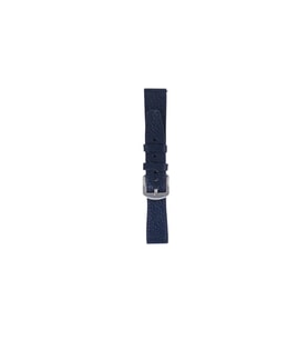Fro LW38-43 20 mm Hakiki Deri Floter Lacivert Kordon Silver Toka