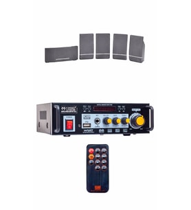 MAGICVOICE ANFİ +PHİLİPS 5'Lİ HOPARLÖR SET