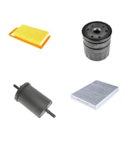Bosch Filtre Bakım Seti Peugeot 407 2.0 Benzinli 136 Beygir 2008+ Hava + Yağ F + Yakıt F. + Polen Sardes