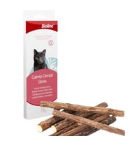 Bioline Kedi Tartar Önleyici Catnip Dental Sticks 5li (Kahverengi)