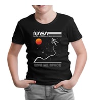 Nasa -Uzay Siyah Çocuk Tshirt