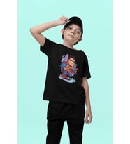 Süperman Baskılı Unisex Süper Kahraman Film Çocuk Tişört (1-12 Yaş)