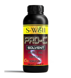 S-Well PRO-C Solvent Protez Saç Bant Sökücüsü 33.81 FL OZ (1000 ML)