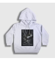 Presmono Unisex Çocuk Beyaz Yüzüklerin Efendisi Güç Yüzükleri Rings Of Power Kapüşonlu Sweatshirt 363919tt (Beyaz)