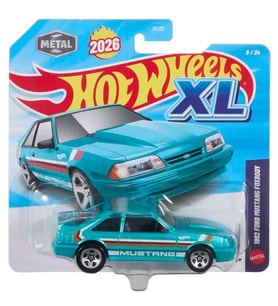 Hot Wheels XL Diecast Araba Tekli Paket 1:43 1992 Ford Mustang Foxbody JKL05