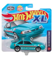 Hot Wheels XL Diecast Araba Tekli Paket 1:43 1992 Ford Mustang Foxbody JKL05