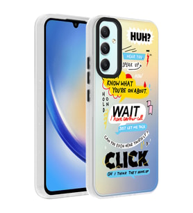 Galaxy A24 Kılıf Desenli Zore Dragon Sert Kılıf Kelimeler