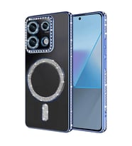 Xiaomi Redmi Note 13 Pro 4g Joke Simli Magneticsafe Kılıf - Mavi