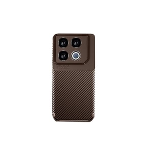 İnfinix Gt 20 Pro Kılıf Auto Focus Karbon Kapak - Kahverengi