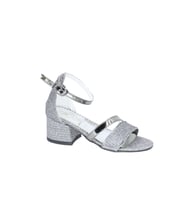 Trendyshose 50809 Simli Rahat Kız Çocuk Sandalet (Platin)