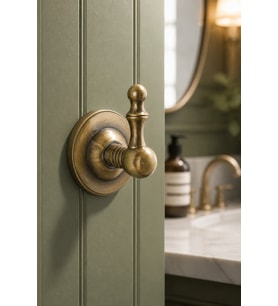 Antik Gold Retro Bornozluk Eskitme Banyo Havluluk Pirinç 5 Yıl Garantili