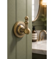Antik Gold Retro Bornozluk Eskitme Banyo Havluluk Pirinç 5 Yıl Garantili