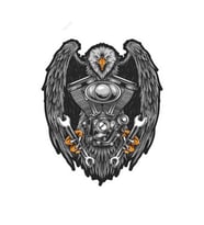 V Motor Kartal Sticker 13cm