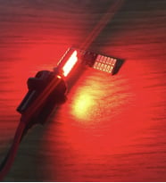Süper T10 Kırmızı Led Ampul 24 Smd Canbus
