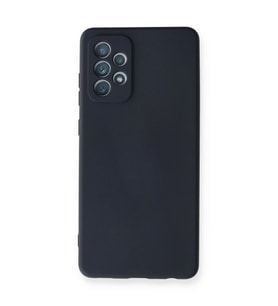 Samsung Galaxy A72 Kılıf Nano İçi Kadife Silikon - Lacivert