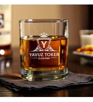 Yaş Günü Hediyesi Kişiye Özel Viski Kadehi