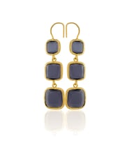 Kadir Jewellery 22 Ayar Altına Kaplama Kadın Sallantılı Küpe -El İşçiliği Ve Hipoalerjenik Küpe