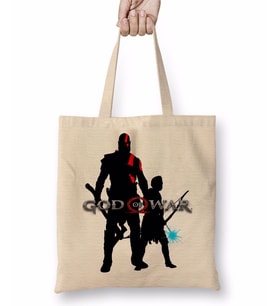 Kratos e Atreus Bez Çanta Uzun Saplı